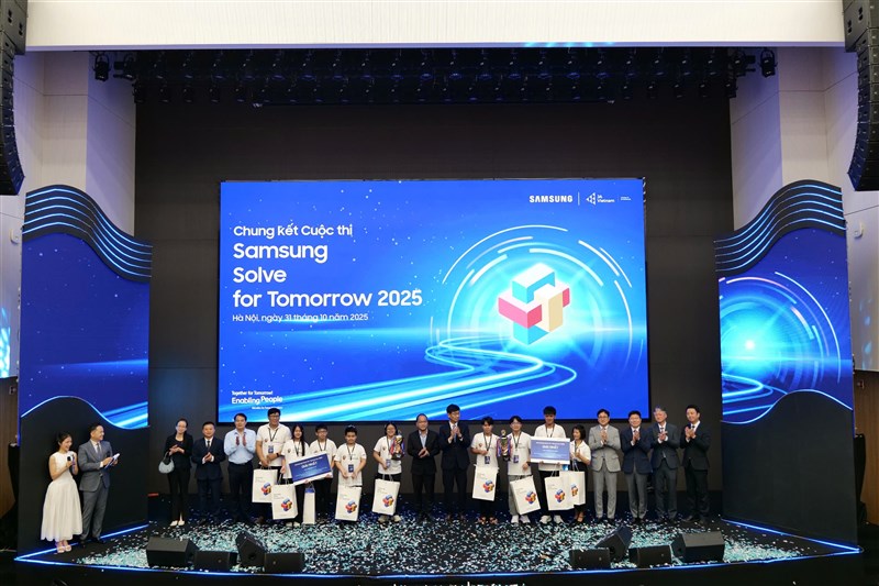 Cuộc thi Samsung Solve for Tomorrow 2025 tạo cơ hội cho thế hệ trẻ trau dồi các kiến thức về công nghệ