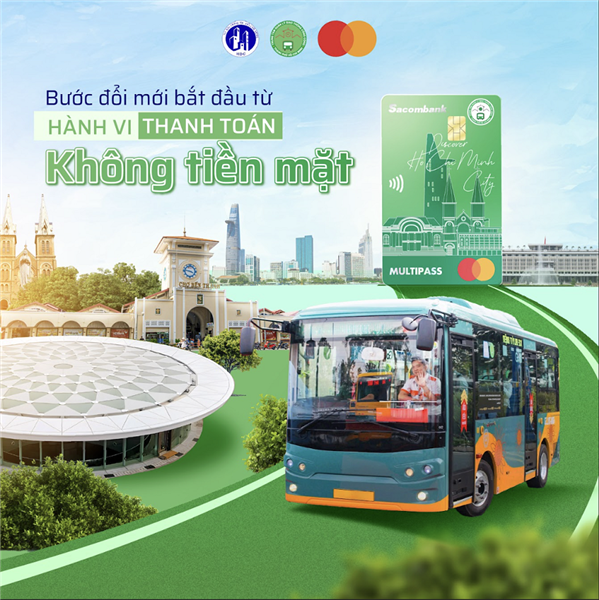 Giao thông công cộng TP.HCM đổi mới từ thói quen thanh toán không tiền mặt